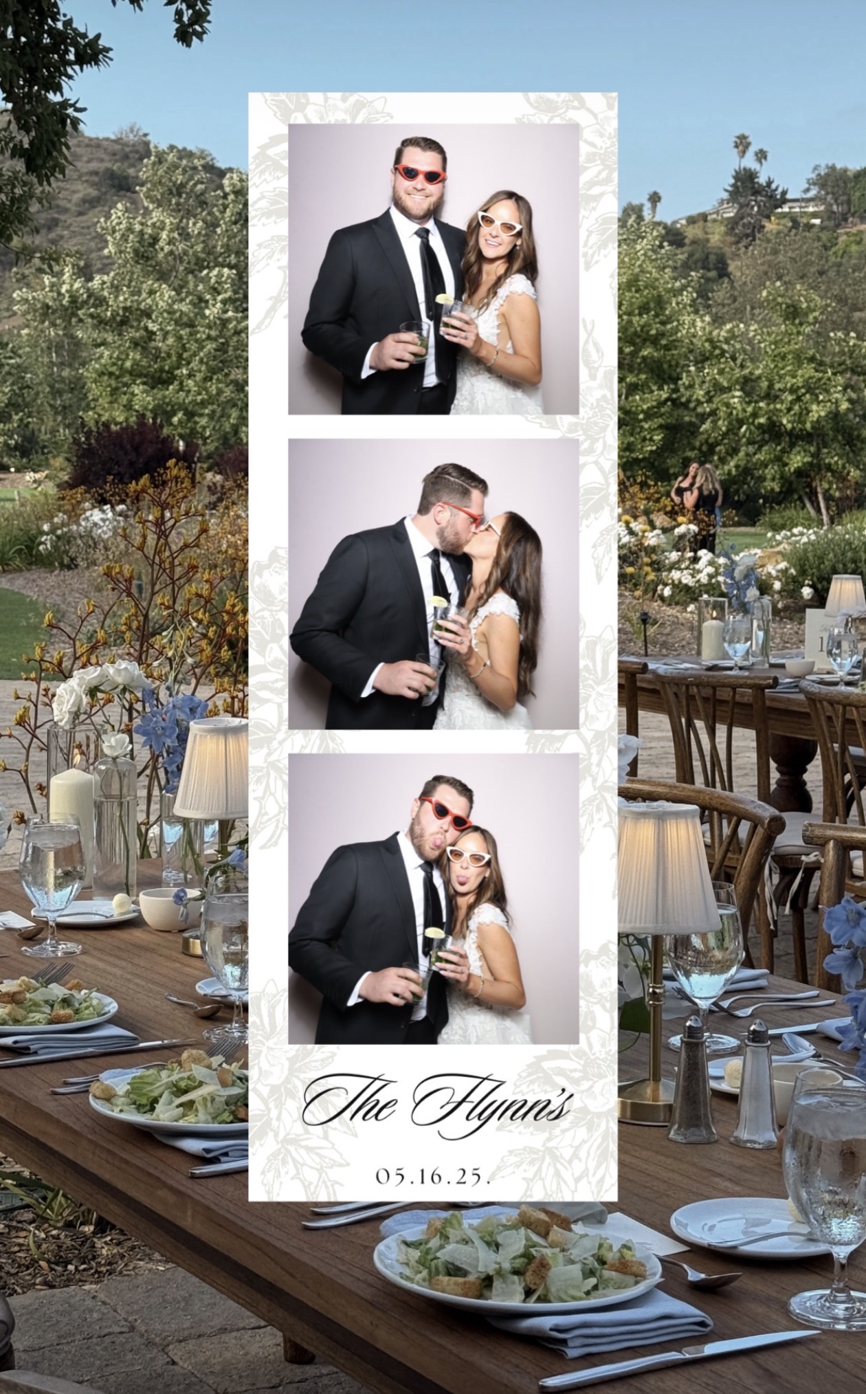 The Flynns wedding photobooth strip